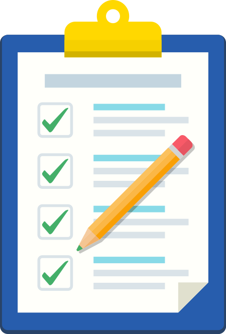 Clipboard to represent the CBOSS Onboarding process.